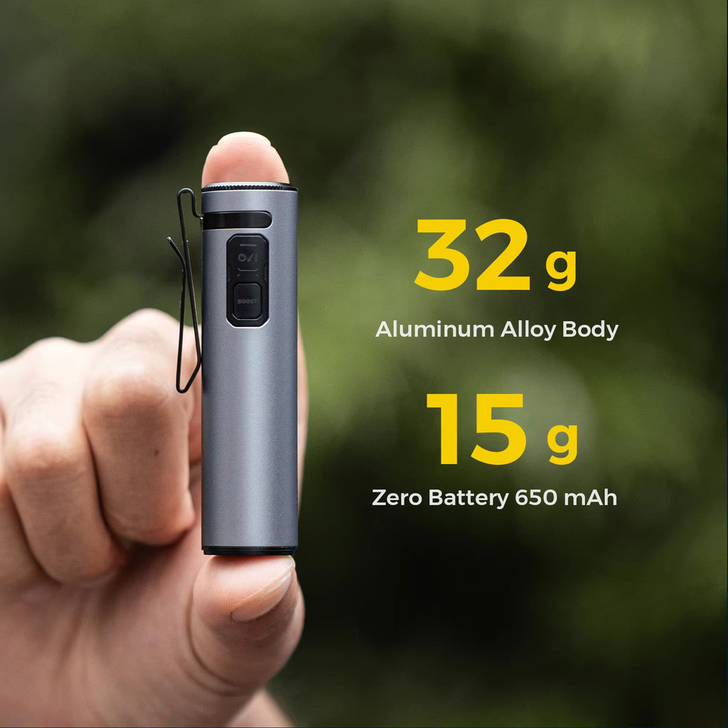 FLEXTAIL ZERO FLASHLIGHT - 47g 1200 Lumens EDC Flashlight, 7 Light ...