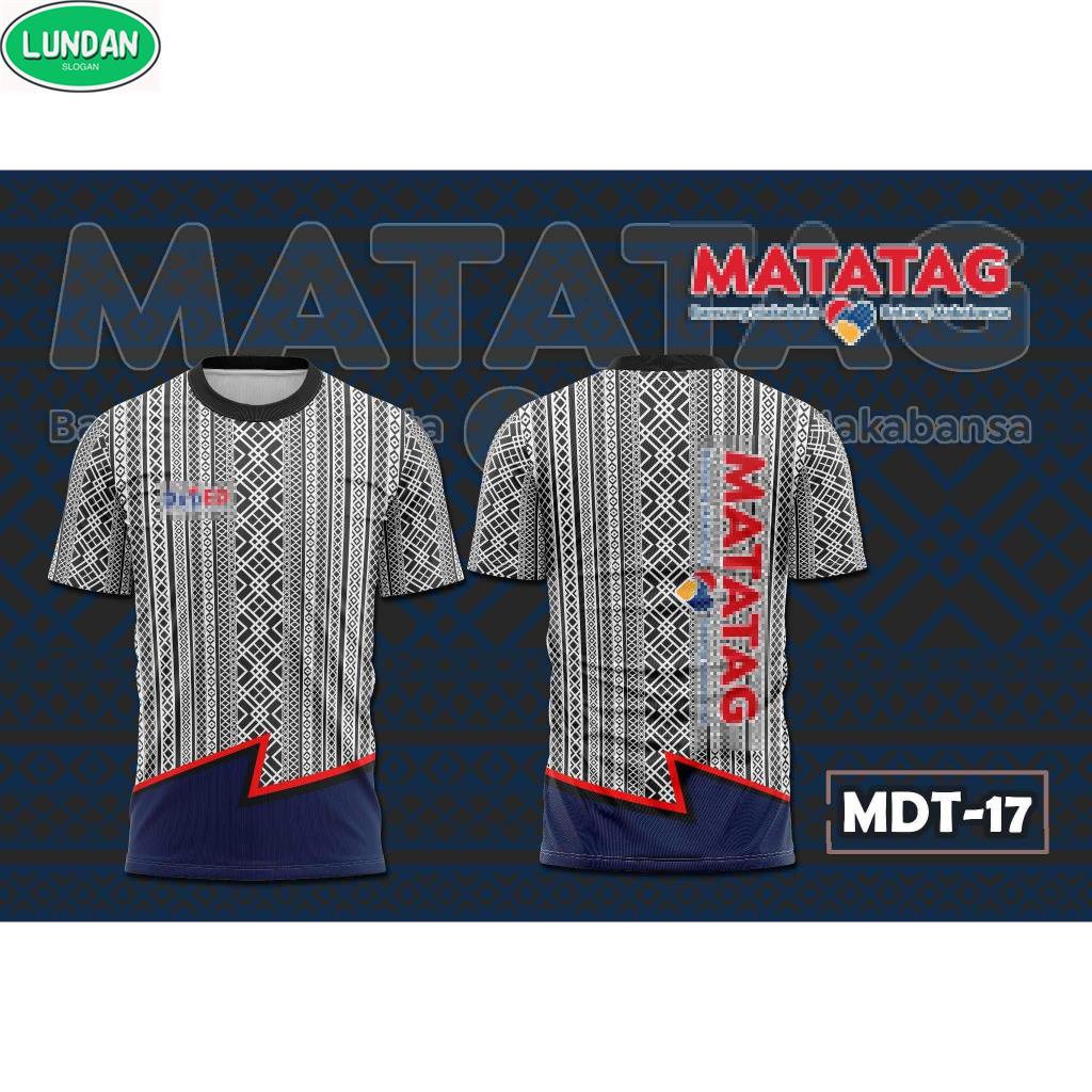 MATATAG UNIFORM SUBLIMATION DEPED BADGE TSHIRT FOR MEN AND WOMEN POLO ...