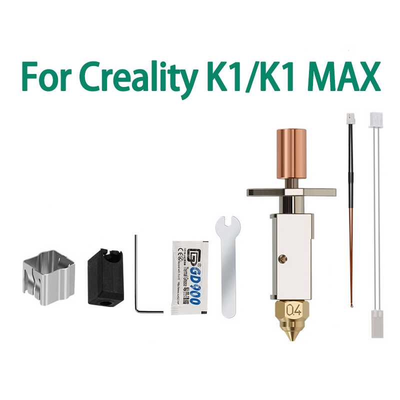 3d Printer For Creality K1 Hotend Upgrade Kit 550°c High Flow Printing