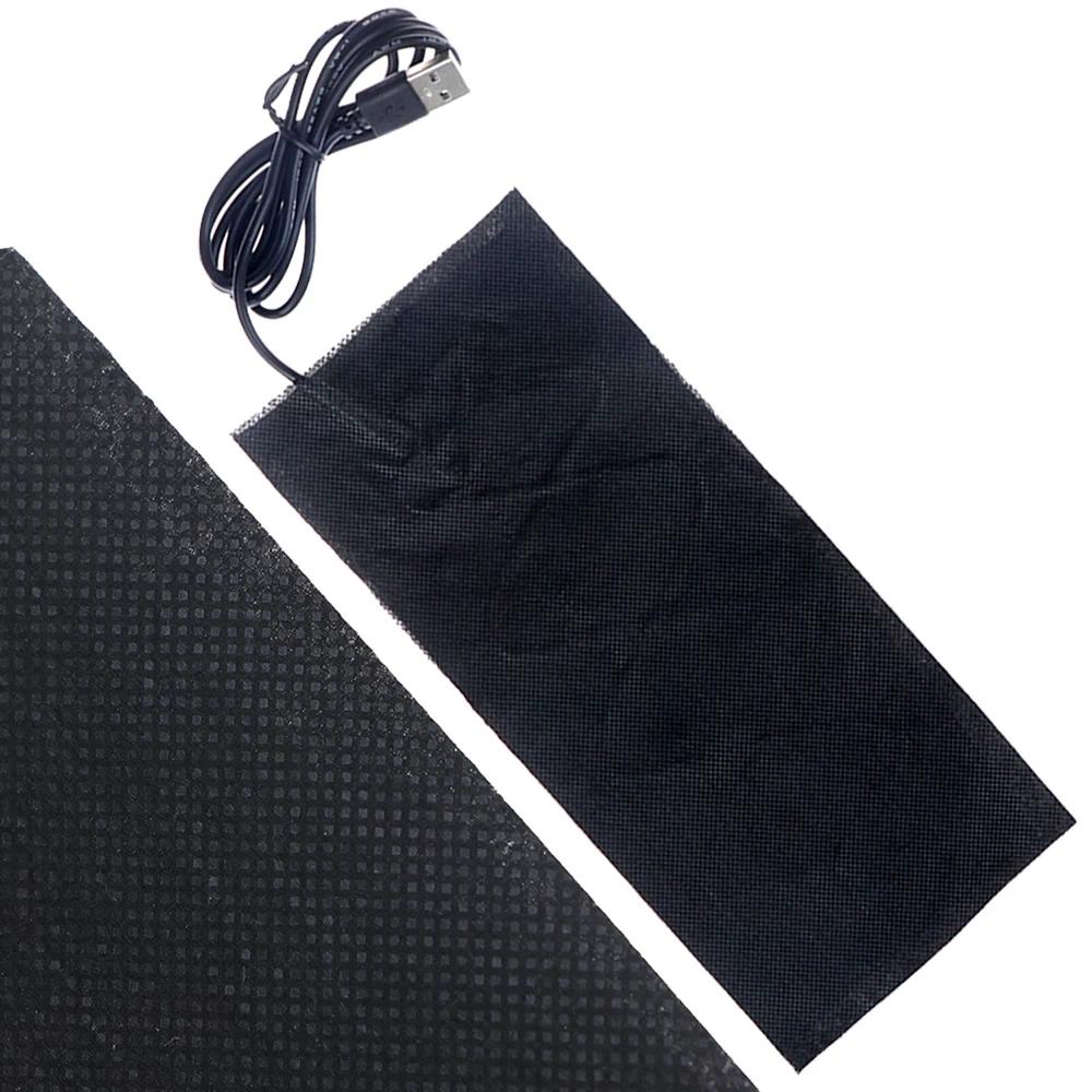 5V USB Carbon Fiber Heating Pad Hand Warmer Body Warmer Fast-Heating ...