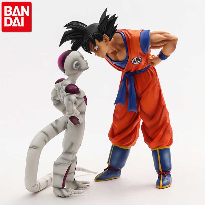 Dragon Ball Z Super Saiyan Son Goku Vs Frieza Figures Anime 24Cm GK PVC
