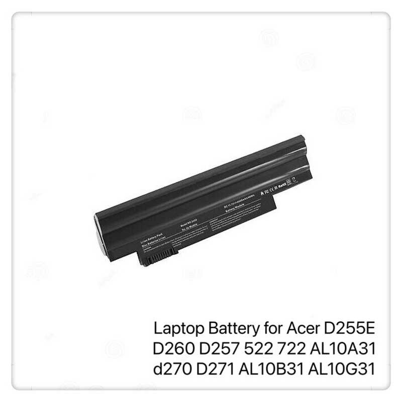 Laptop Battery for Acer D255E D260 D257 522 722 AL10A31 d270 D271