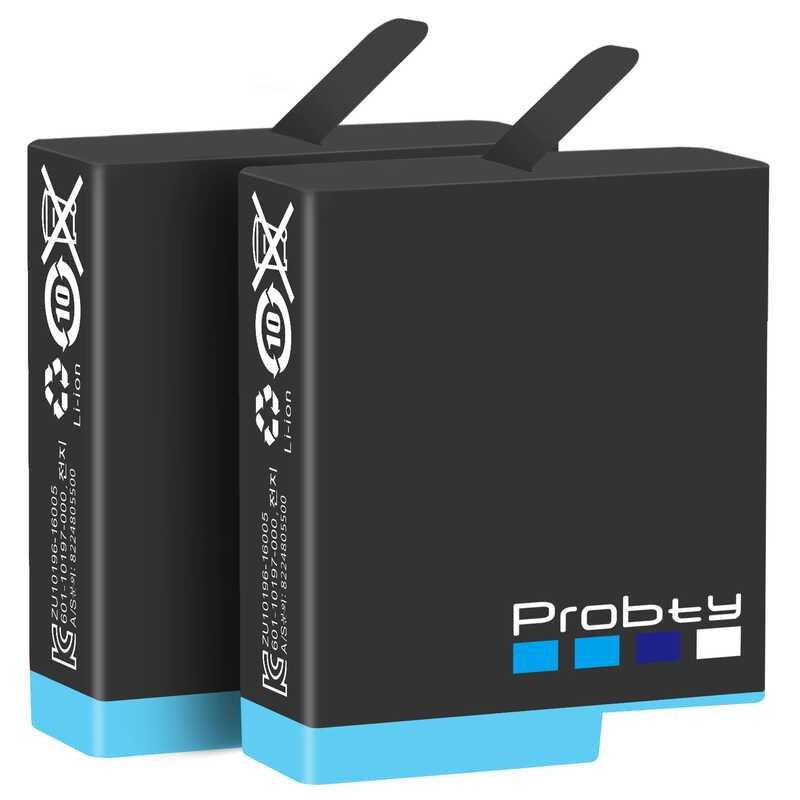 Original Probty For Gopro Hero 8 Hero 7 Hero 6 Black Battery Fully ...