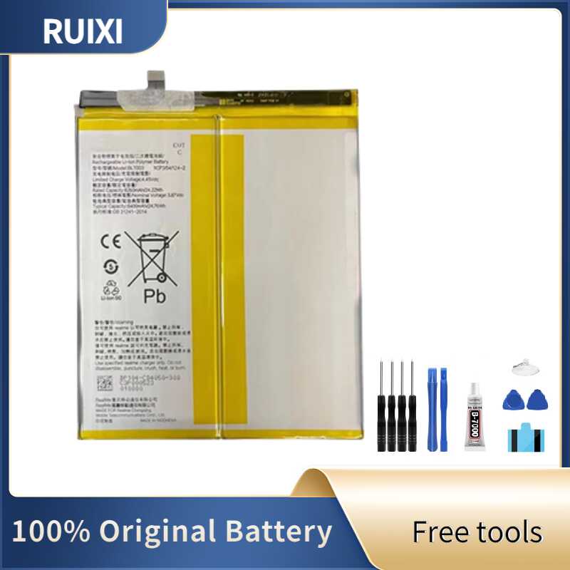 100 RUIXI Original Battery 6260mAh BLT003 For Realme Pad Mini WiFi 4G