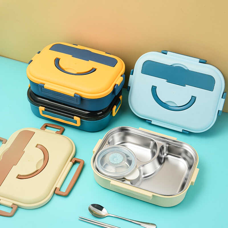 304 na Stainless Steel Thermos Thermal Lunch Box Mga bata ang mga