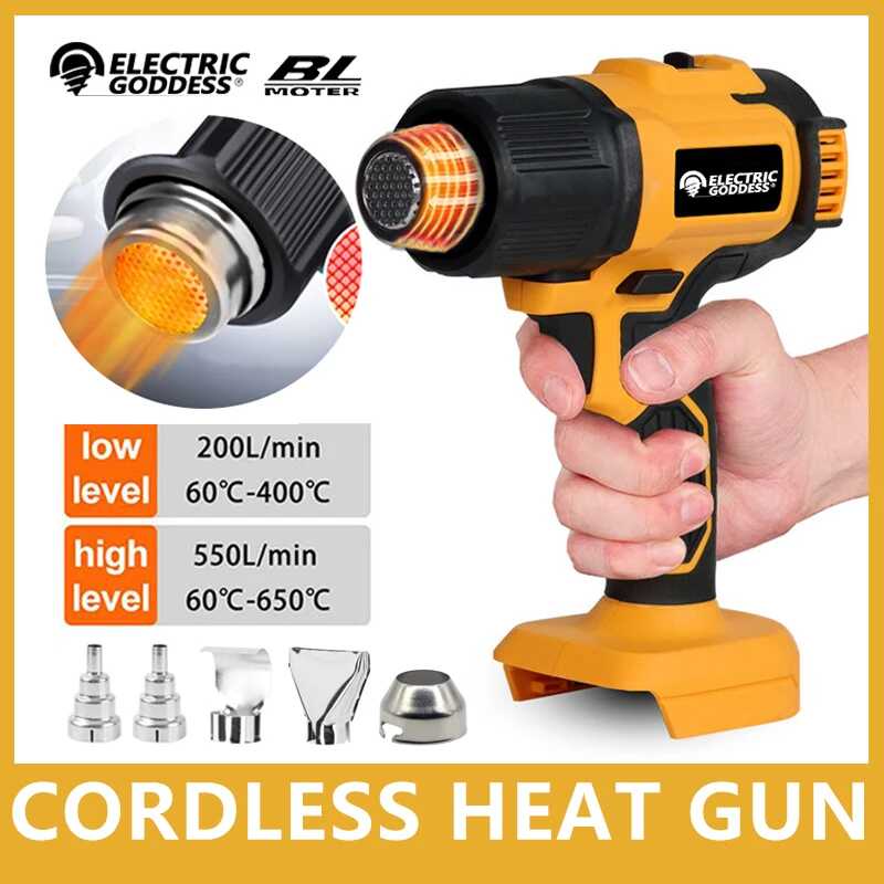 Electric Goddess Cordless Hot Air Rechargeable Handheld Electric Hot ...