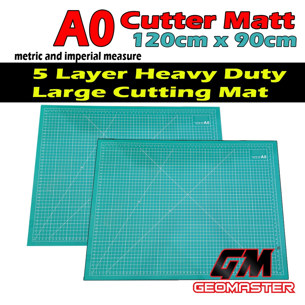 A0 Self Healing DIY Cutting Mat (5 Layers Thick Heavy Duty Large 120cm