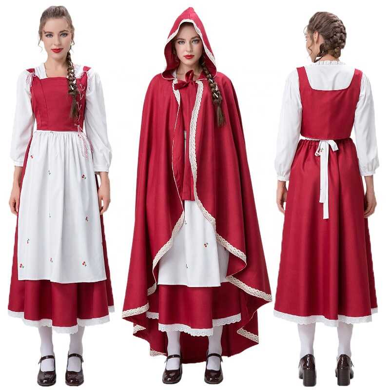 2023 Latest New Halloween Cosplay Costume Adult Cape Maid Cosplay ...