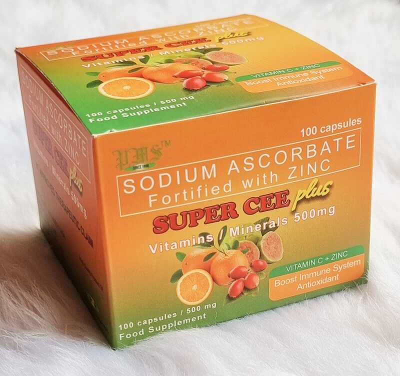 FDA APPROVED Supercee / Numax Sodium Ascorbate with Zinc Vitamins and