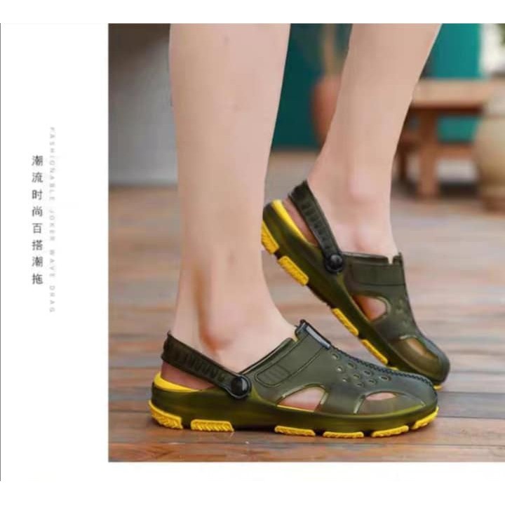 FANTASYHOUSEJelly Sandals AntiSlip Water Proof Shoes for Rainy Season
