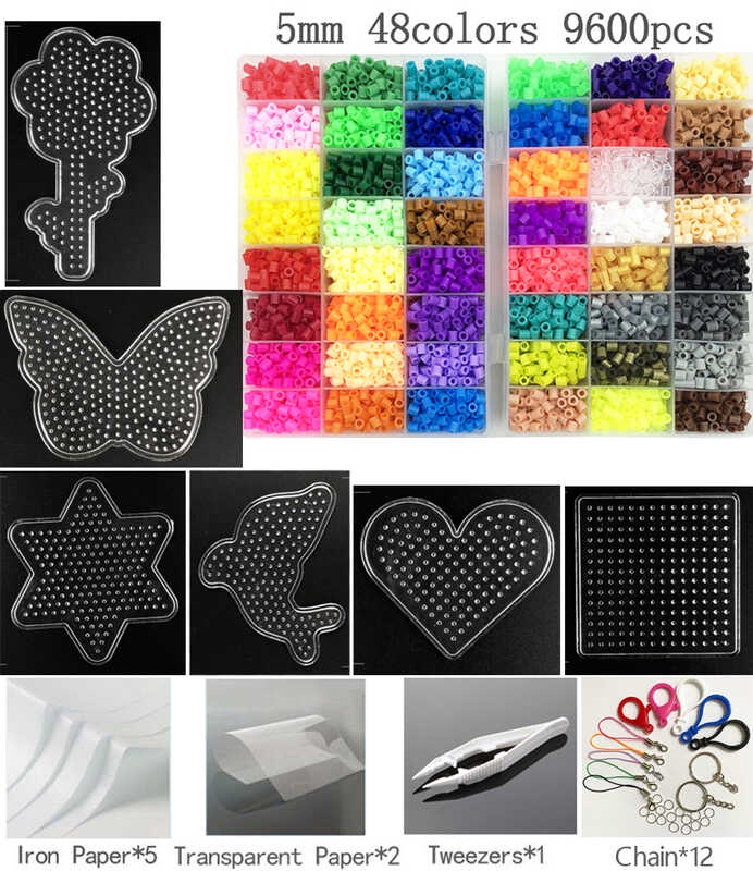 Perler Kit Bead Kit 5Mm Hama Beads Whole Set With Tool Pegboard And ...