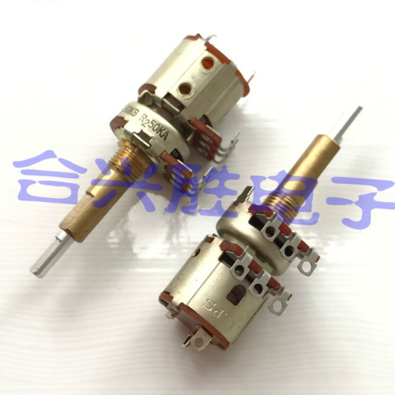 1 Piece 16 Type Dual Shaft Double Adjustment Rotary Potentiometer With