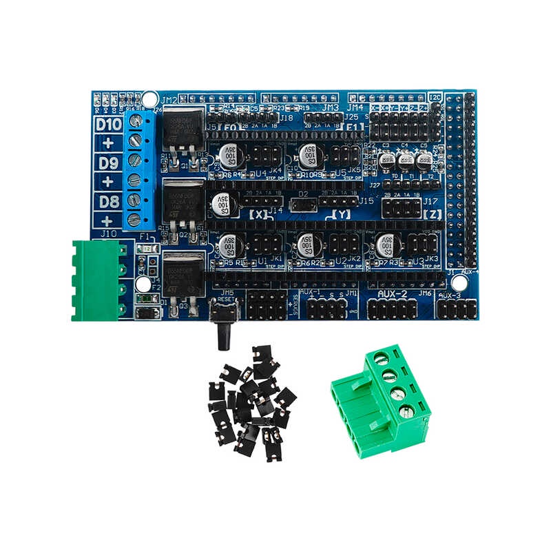 MEGA 4sets Ramps 1.6 Expansion Control Panel with Heatsink RAMPS 1.5 ...