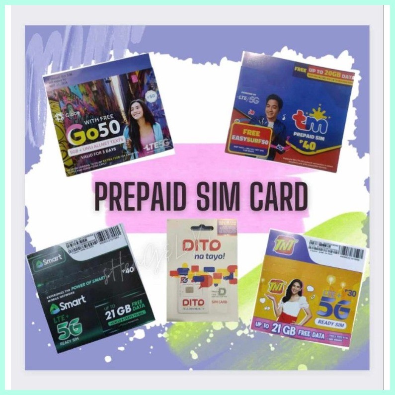 GLOBE 5G READY FREE GO50 FRESH SIM NO ACTIVATE | Shopee Philippines