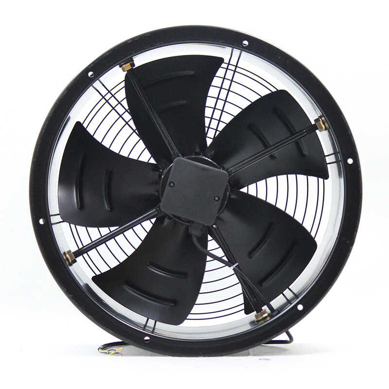 New industrial dust removal 4-pole 400mm axial flow ventilator, duct ...
