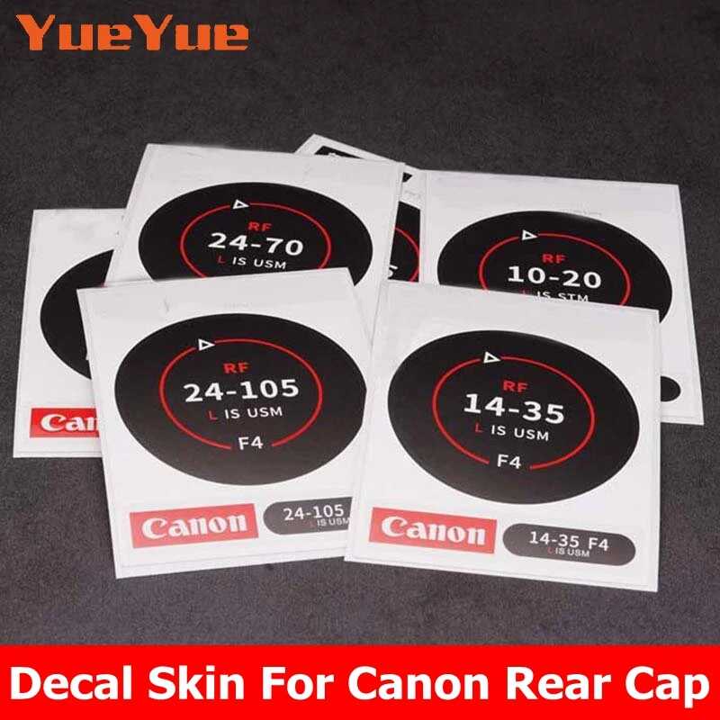 Para sa Canon Rear Lens Cap Sticker Vinyl Wrap Film Decal Skin RF 2470