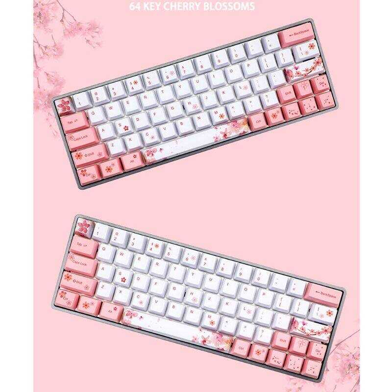 73 Keys OEM PBT Keycaps Full Set Mechanical Keyboard Keycaps PBT Dye ...