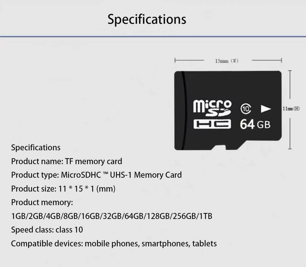 Memory Card Original Universal SD Card Micro Class 10 Card 128GB 64GB ...