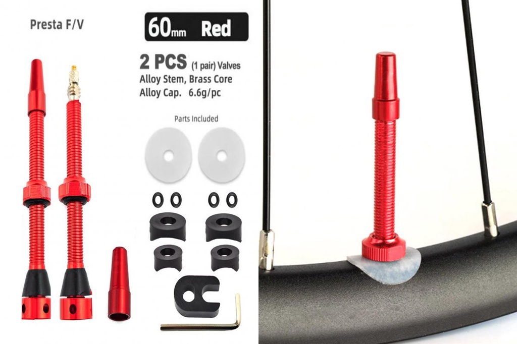 [AM] 1 Set Accessories Bike Tire Valve Bicycle Components Mountain Bike