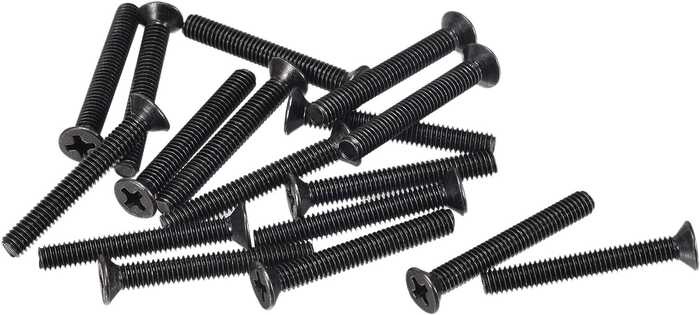 M4 X 30Mm Phillips Screw Fastener Black Para Sa Laptop PC TV Fan Switch