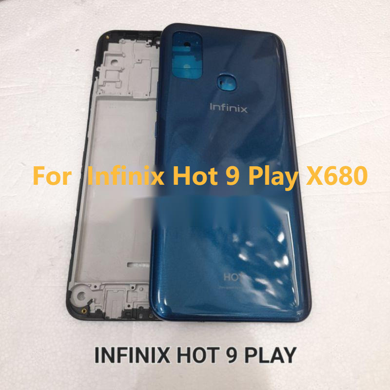 Back Battery Cover Housing Casing Full Set For Infinix Hot 9 Play X680 ...