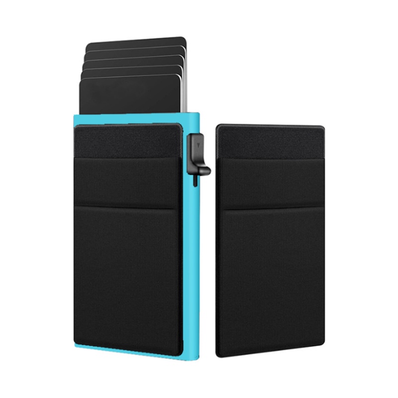 Rfid Credit Card Holder Wallet Metal Thin Slim Bank Card Case Men Women ...