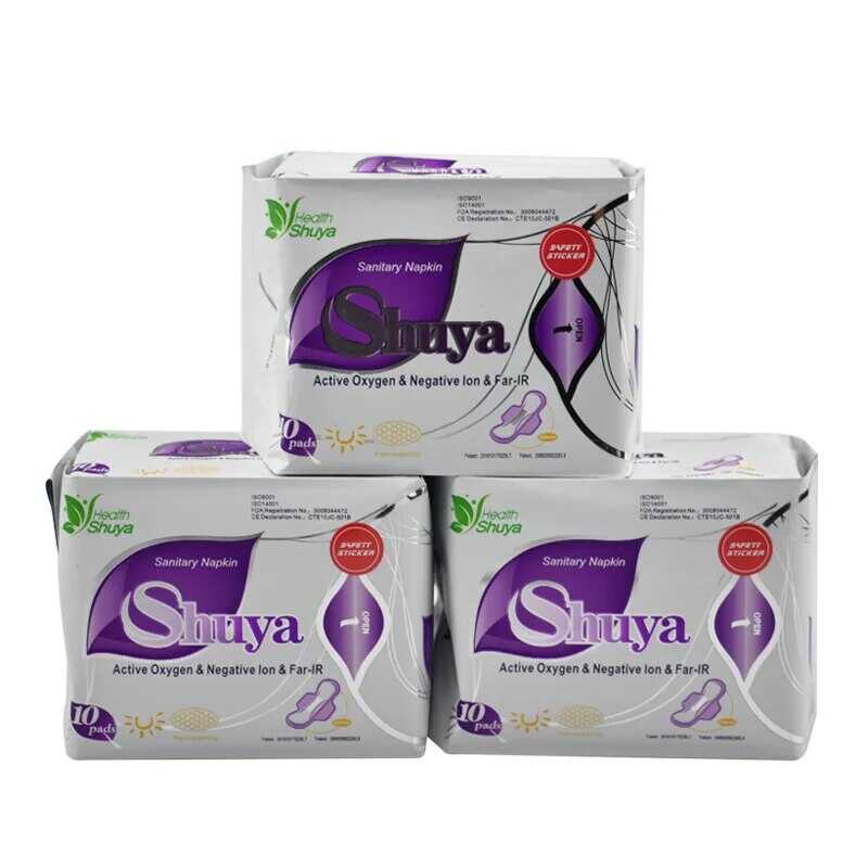 3 Pack Menstrual Pad Anion Sanitary Pads Sanitary Hygiene Anion Feminine Shuya Napkin Liner