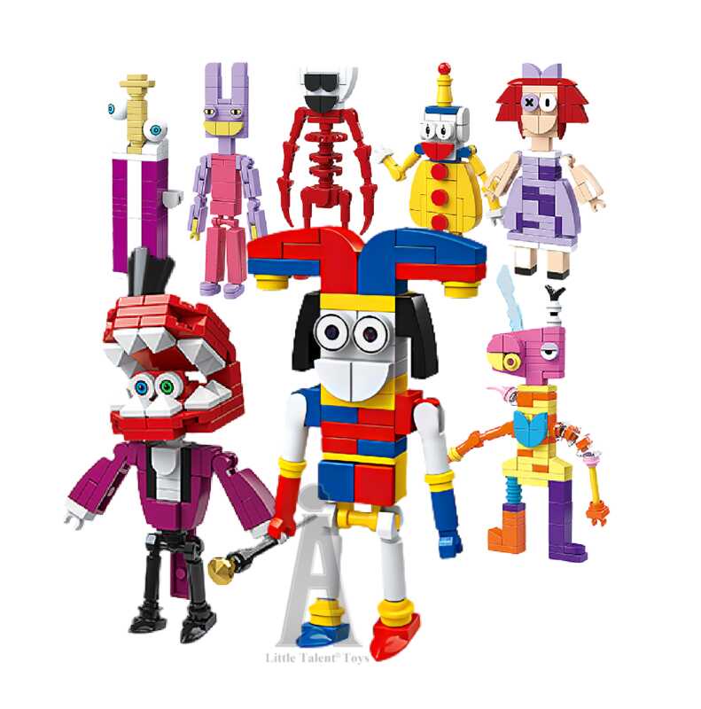 Juguetes De The Amazing Digital Circus Toys Mini Building Blocks ...