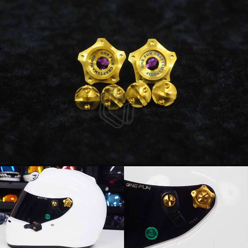 Universal Helmet Visor Screw Kit, 8 PCS Replacement Hardware