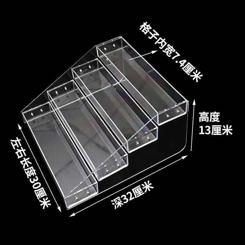 Supermarket convenience store front desk counter cigarette rack display ...
