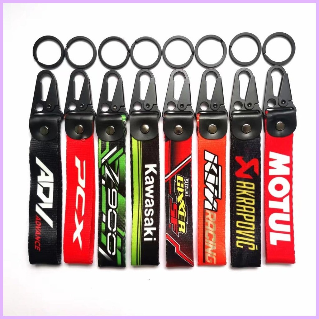 ADV PCX MOTUL JDM AKRAPOVIC Keychain Anti lost Key Holder Honda ...