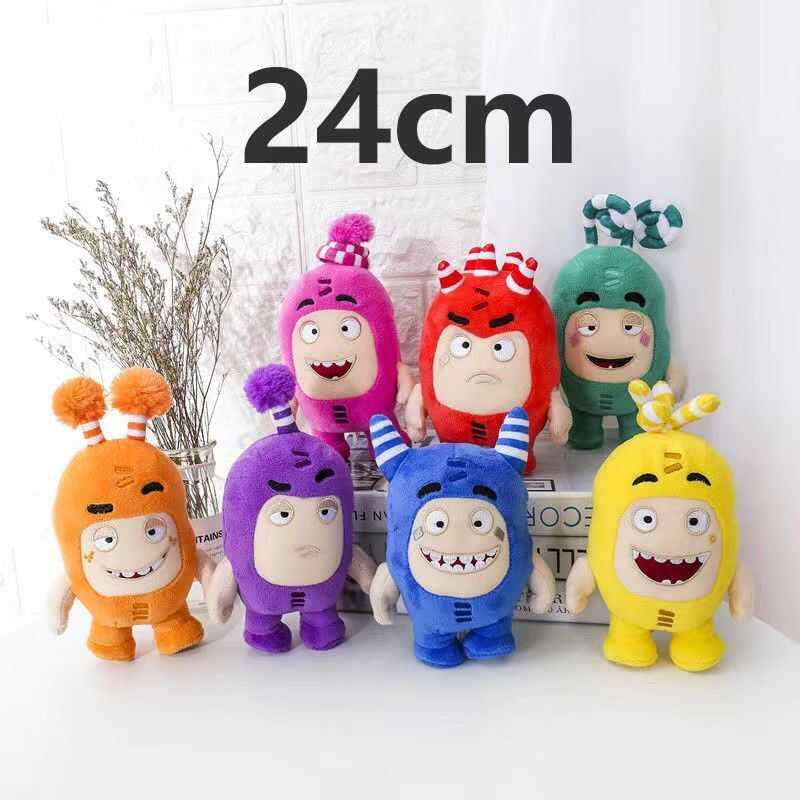 24Cm Oddbods Plush Toy Cartoon Plush Toys Cute Soft Fuse Pogo Bubbles ...