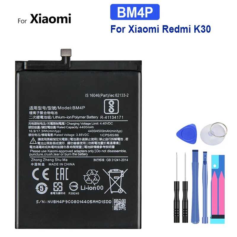 Bm4p Replacement Battery For Xiaomi Redmi K30 For Hongmi K 30 4500mah Mobile Phone Batteries 8333