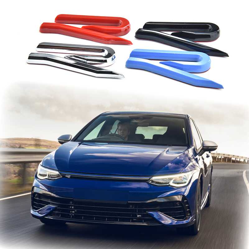 Adhesive Plastic Gloss Black Car Rear Door Lage R · Badge Emblem ...
