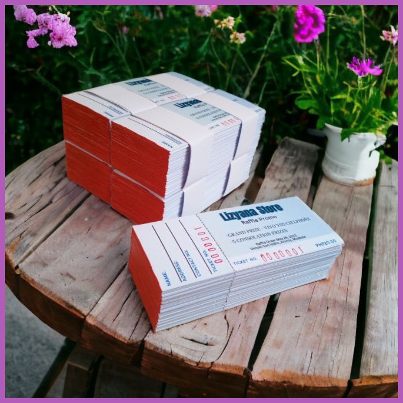Perforated / Napipilas Raffle Ticket Personalized (with or without ...