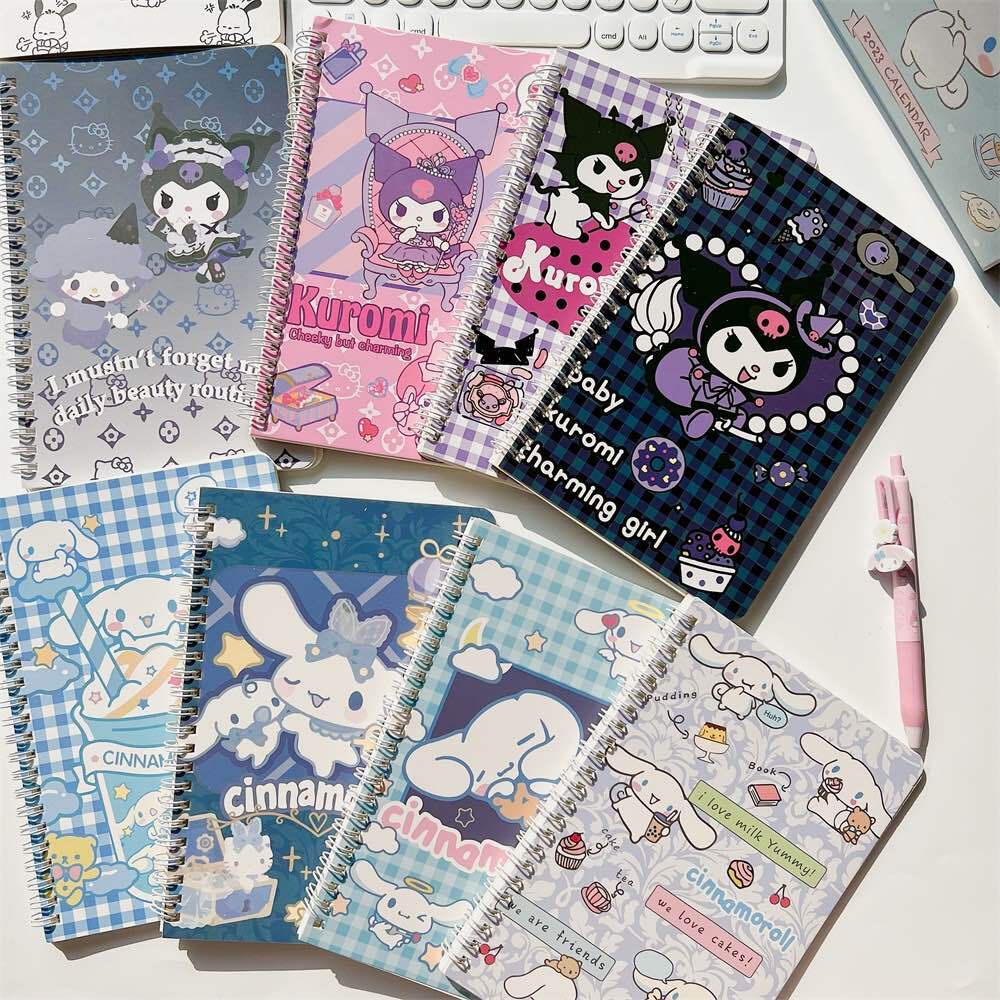 4 pcs. Sanrio A5 Notebook Set (Available sa Cinnamoroll, Kuromi, Girl ...