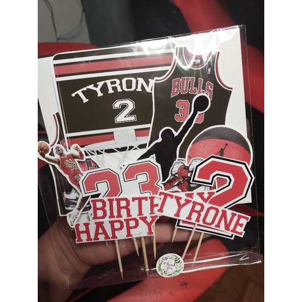 COD Jordan 23 cake toppers theme | BASKETBALL THEME CAKE TOPPER ...