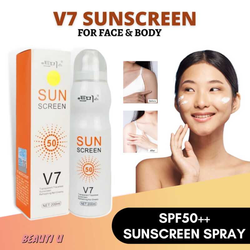 AUTHENTIC SPF50 SUNSCREEN Korean Spray Lotion with Instant Whitening ...