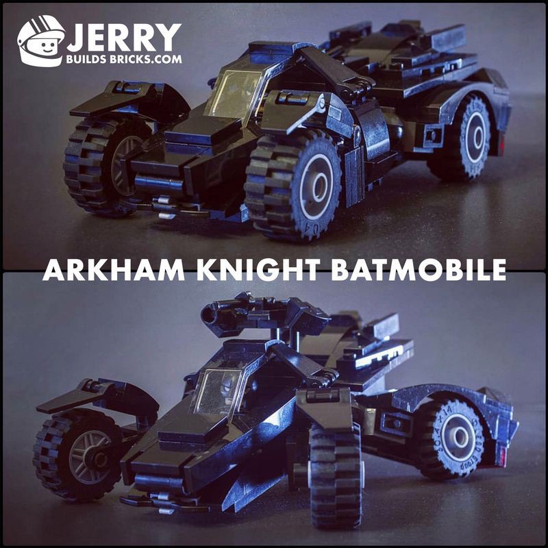 MOC Movie Batman Super Heroes DC Arkham Knight Batmobile Super Sports ...