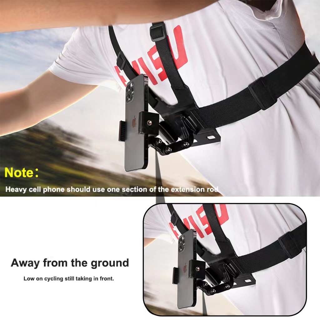 Phone Holder Gopro Phone Chest Strap Mount Chest Strap Holder For VLOG