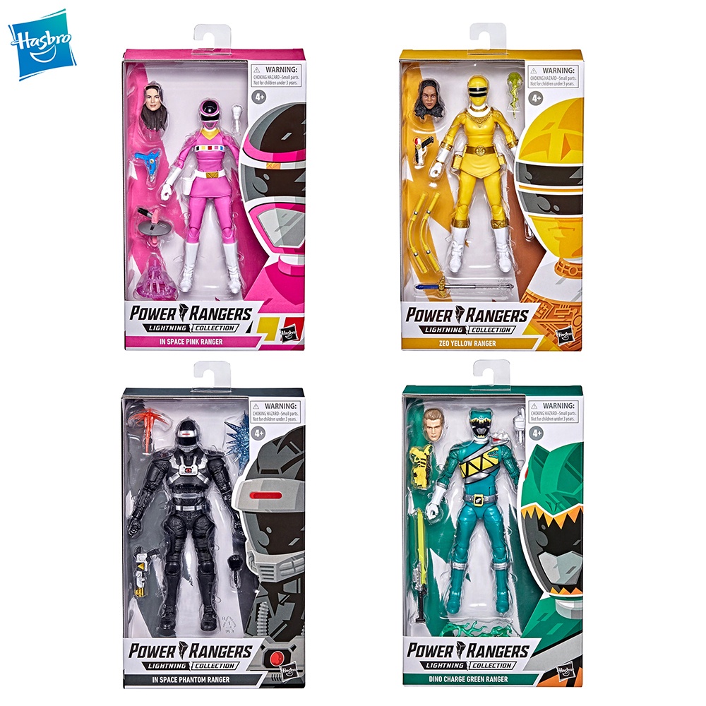 Hasbro Power Rangers Dino Charge Green Ranger Zeo Yellow Ranger Space ...