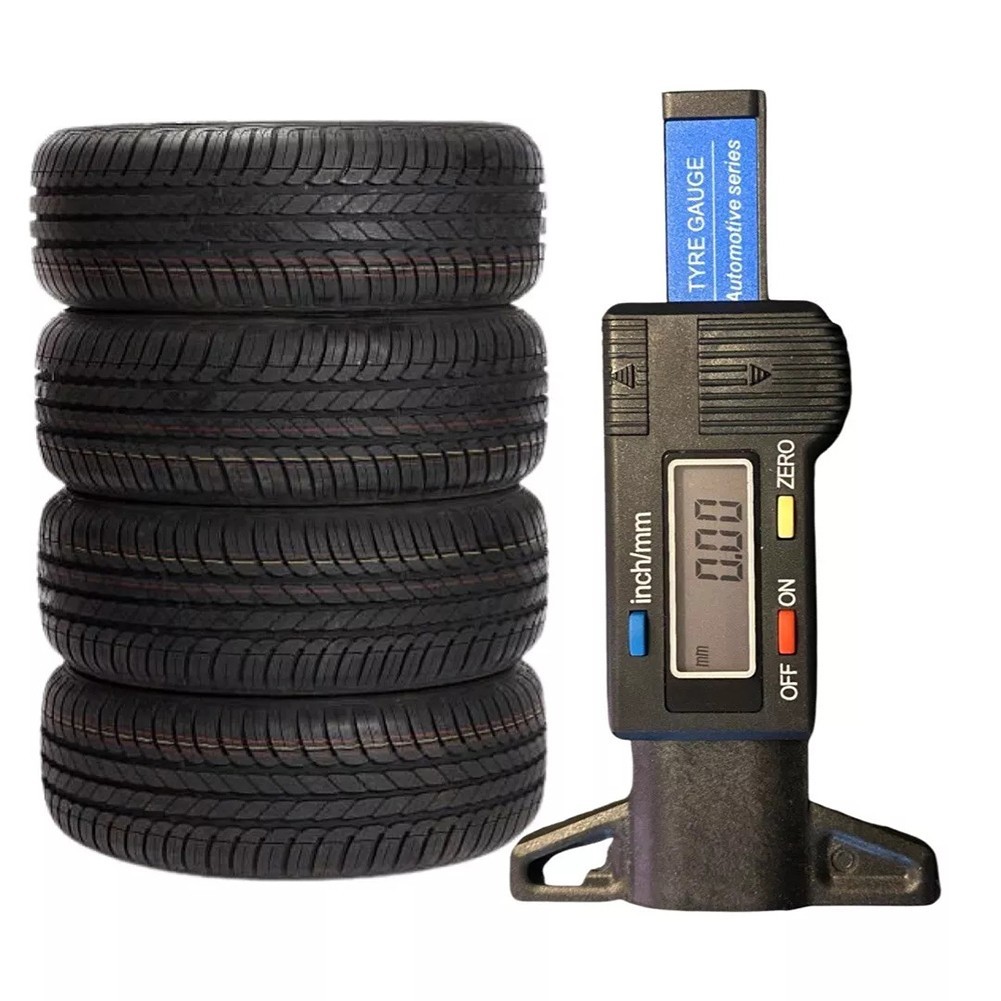 TBTOPONE ️1X Digital Tyre Depth Gauge Tread Check LCD Mini Tool For ...