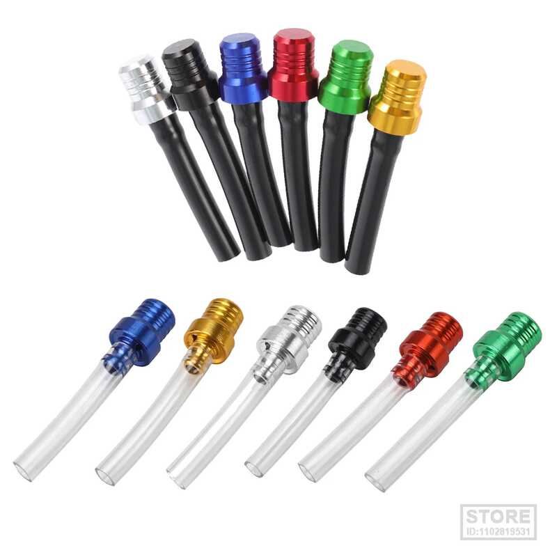 Motorcycle Gas Cap Single Way Vaes Vent Hoses Tubes For Motocross ATV