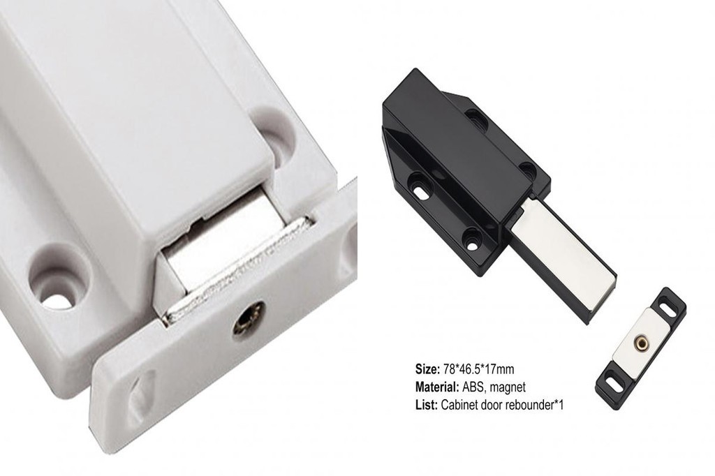 Youxp Cabinet Door Push Latch Strong Suction Push To Open ABS Single ...