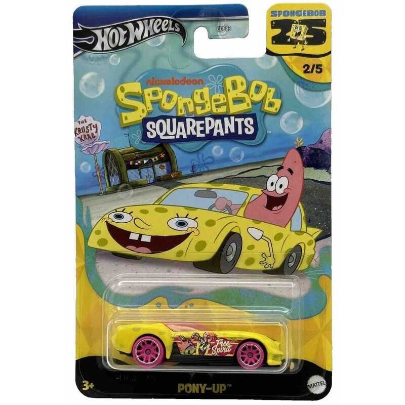 Wheels Hot 2024 HW Nickelodeon Spongebob Squarepants 25 Years 2/5 Pony ...