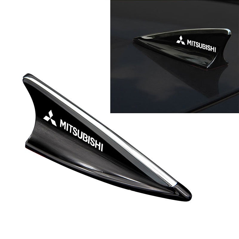 Universal Self-Adhesive Decorative Dummy Antenna For Car Roof – Black (1 Pack)