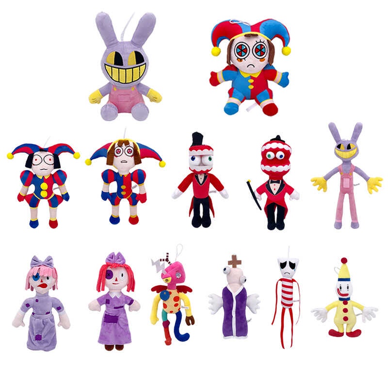 Ang Amazing Digital Circus Plush Pomni At Jax Plushie Doll Toys Cute ...