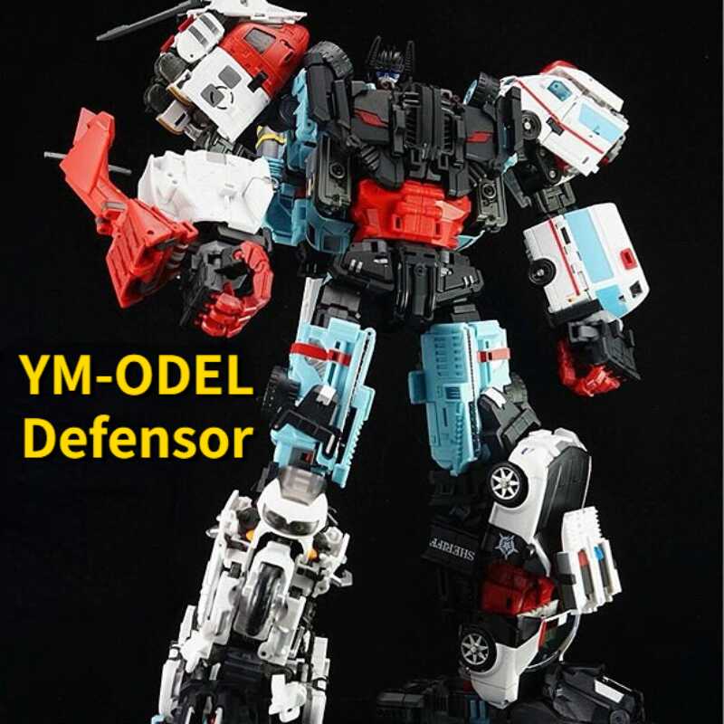 YM Defensor 5 Sa 1 Masterpiece Transformation Combiners Action Figure ...