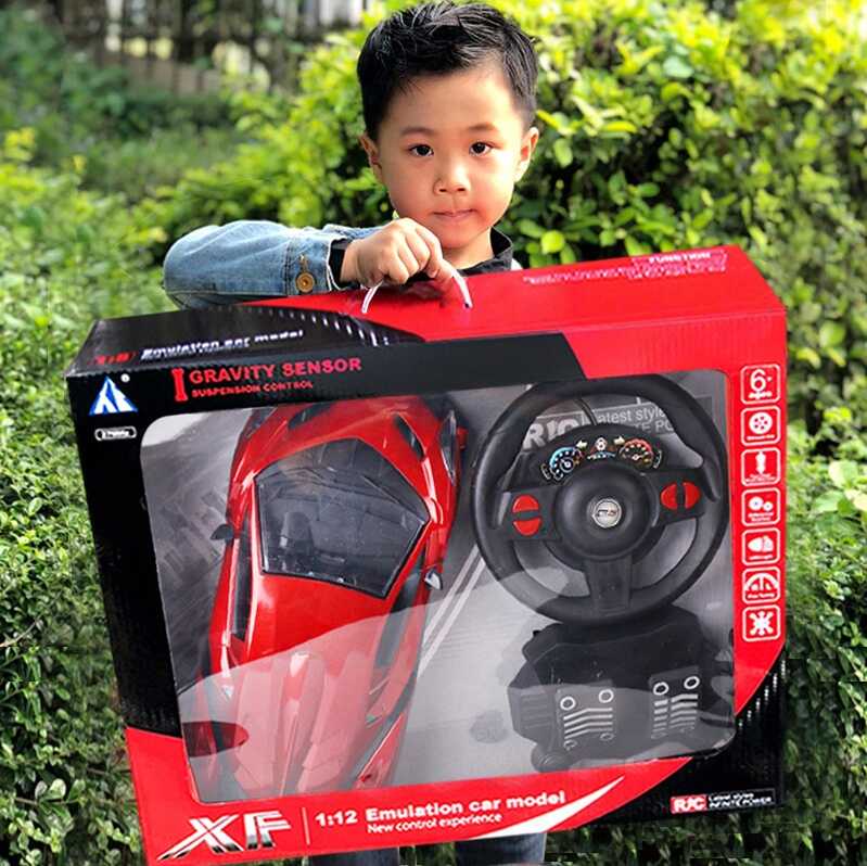 SuperCar Remote Control Car Racing Model With Steering Wheel and Gas