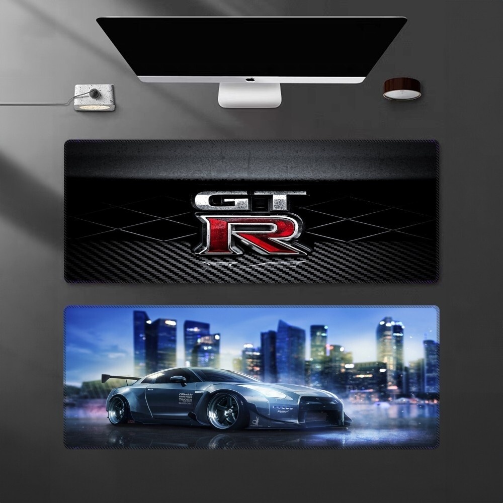 Racing GTR Sports Car Mousepad Cartoon Lockedge Large Gaming Computer ...